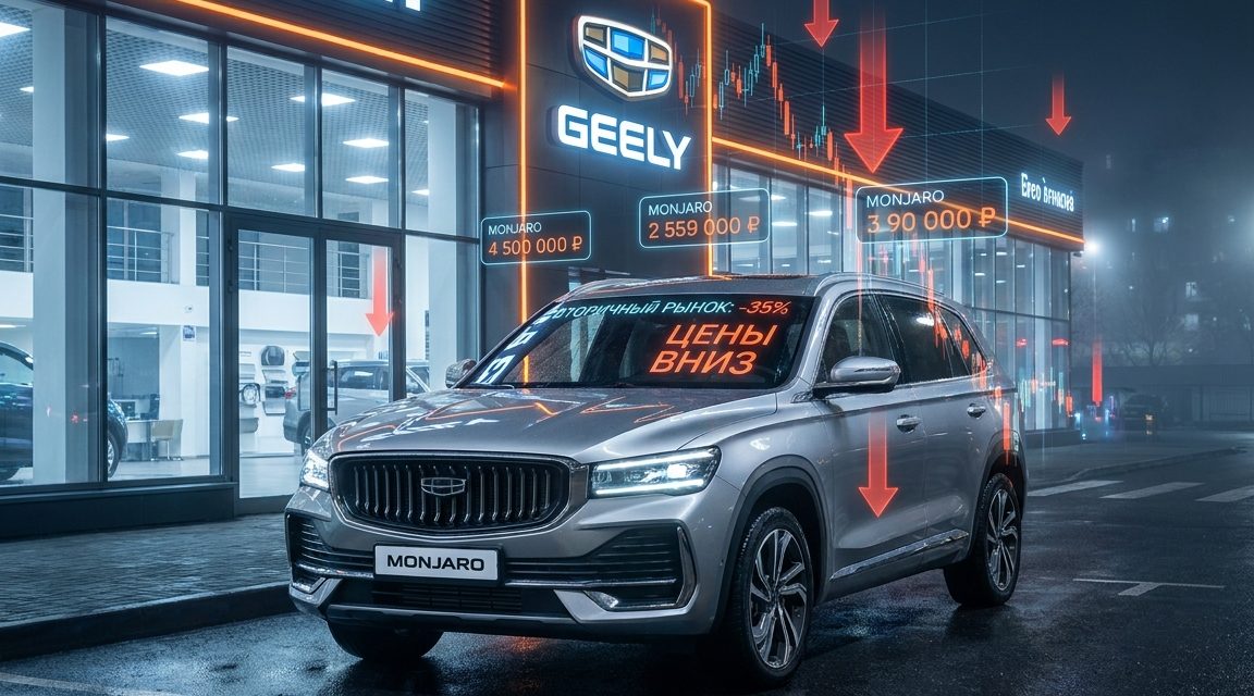 Geely Monjaro: почему популярный кроссовер дешевеет быстрее, чем кажется